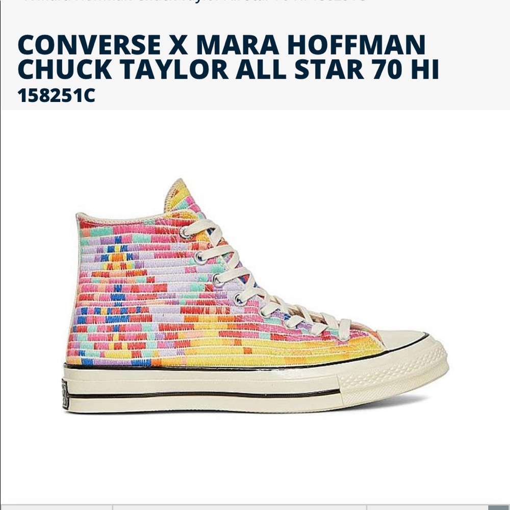 Mara Hoffman x Converse High Top- limited edition